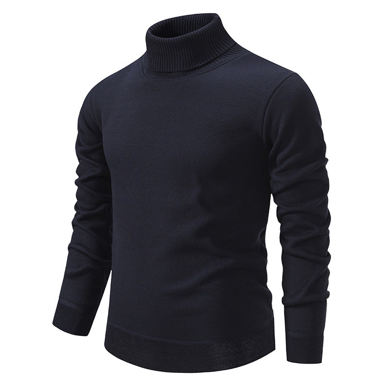 Men’s Fleece-Lined Turtleneck Sweater
