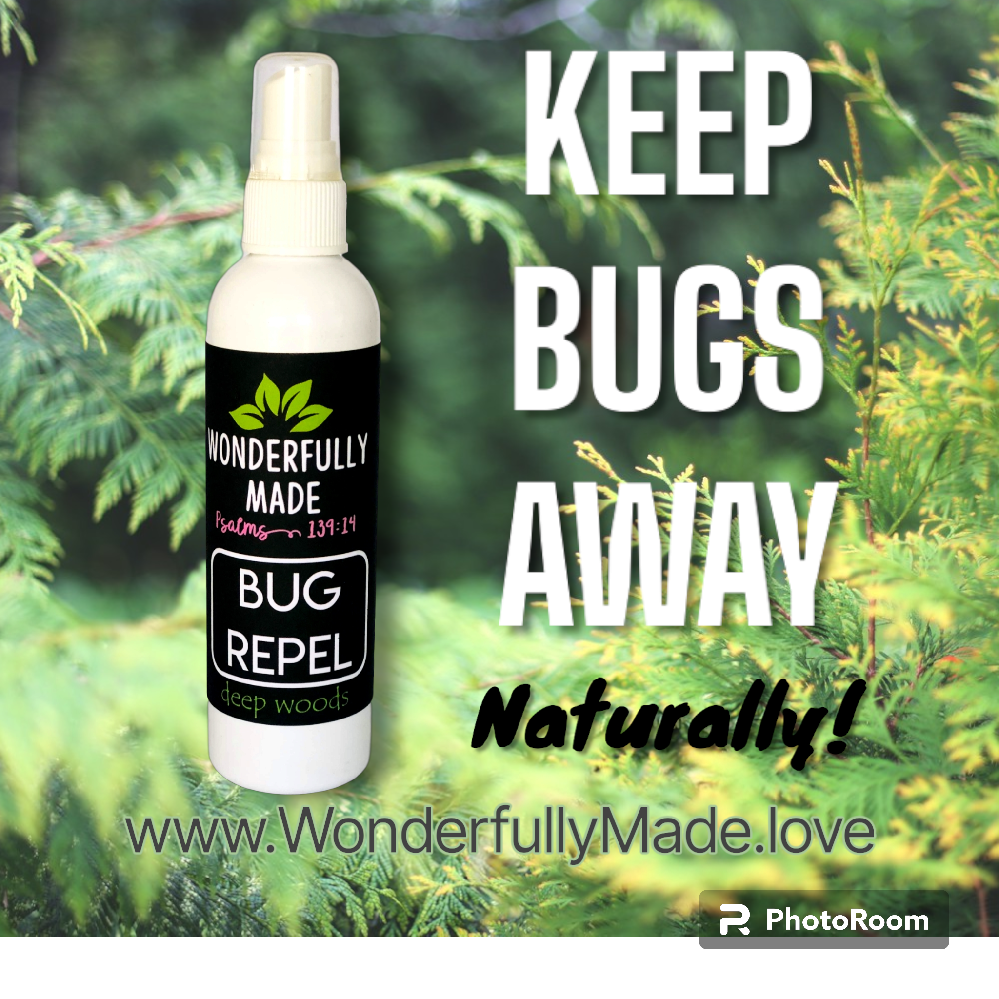 BUG REPEL- Deep woods bug spray | tick repel | mosquito repellant | natural essential oils | organic | non-toxic | deet free bug spray