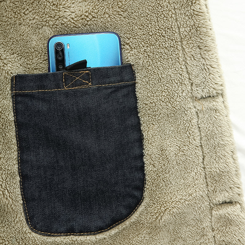 Men’s Warm Denim Jeans Jacket