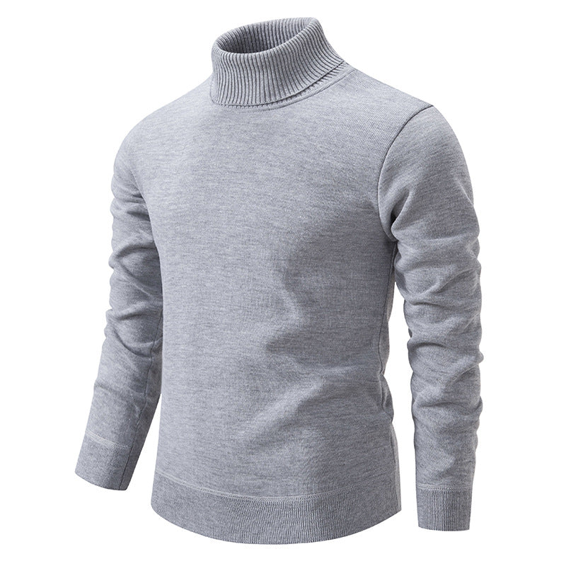 Men’s Fleece-Lined Turtleneck Sweater