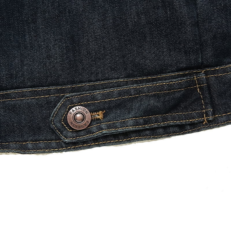 Men’s Warm Denim Jeans Jacket