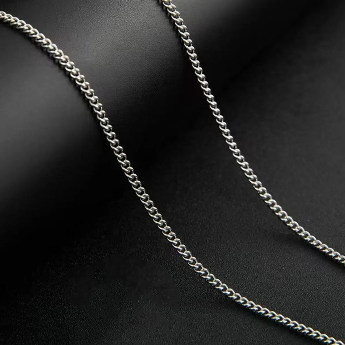 3mm Men's Cuban Chain Necklace | Stainless Steel Link Chain Jewelry
