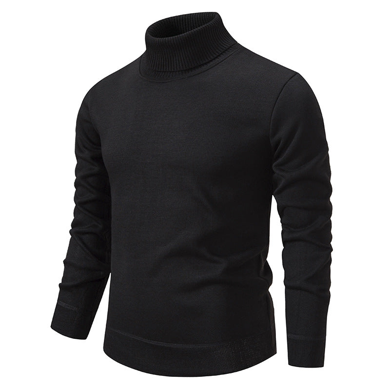 Men’s Fleece-Lined Turtleneck Sweater