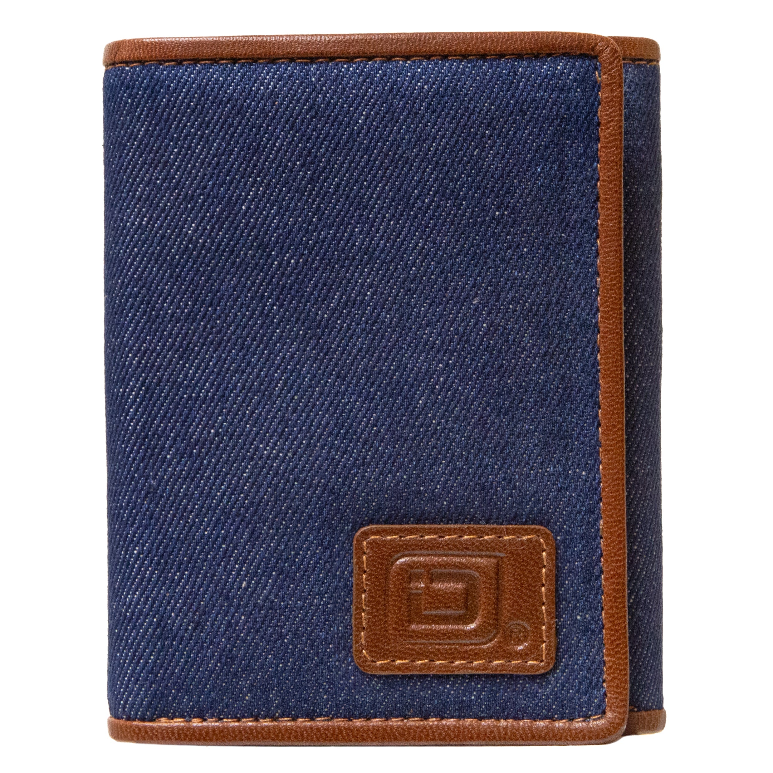 Mens RFID Wallet - Extra Capacity Leather Trifold 7 slot with ID Window