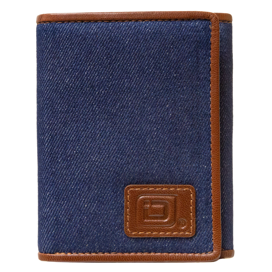 Mens RFID Wallet - Extra Capacity Leather Trifold 7 slot with ID Window
