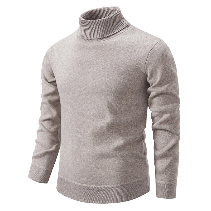 Men’s Fleece-Lined Turtleneck Sweater