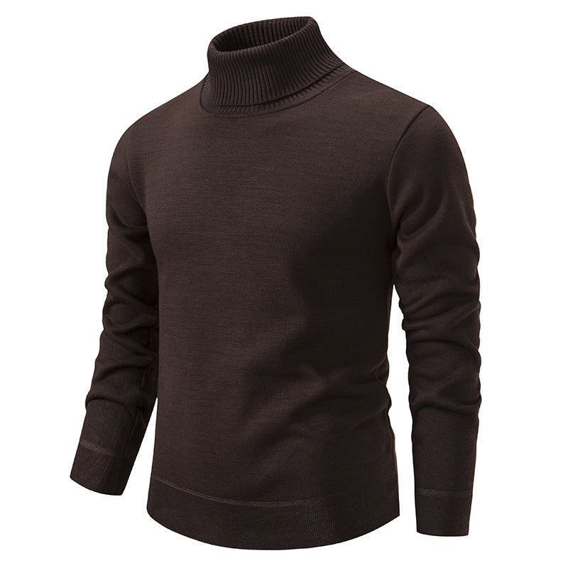 Men’s Fleece-Lined Turtleneck Sweater