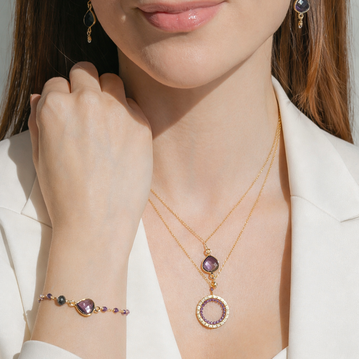 Amethyst Ballet Bracelet
