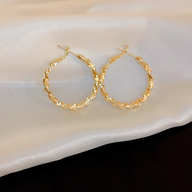 Women's Simple Geometric Niche Minimalist Design Cold Earrings