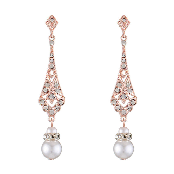 Women's Fashion Diamond Bridal Ball Wedding Long Rings