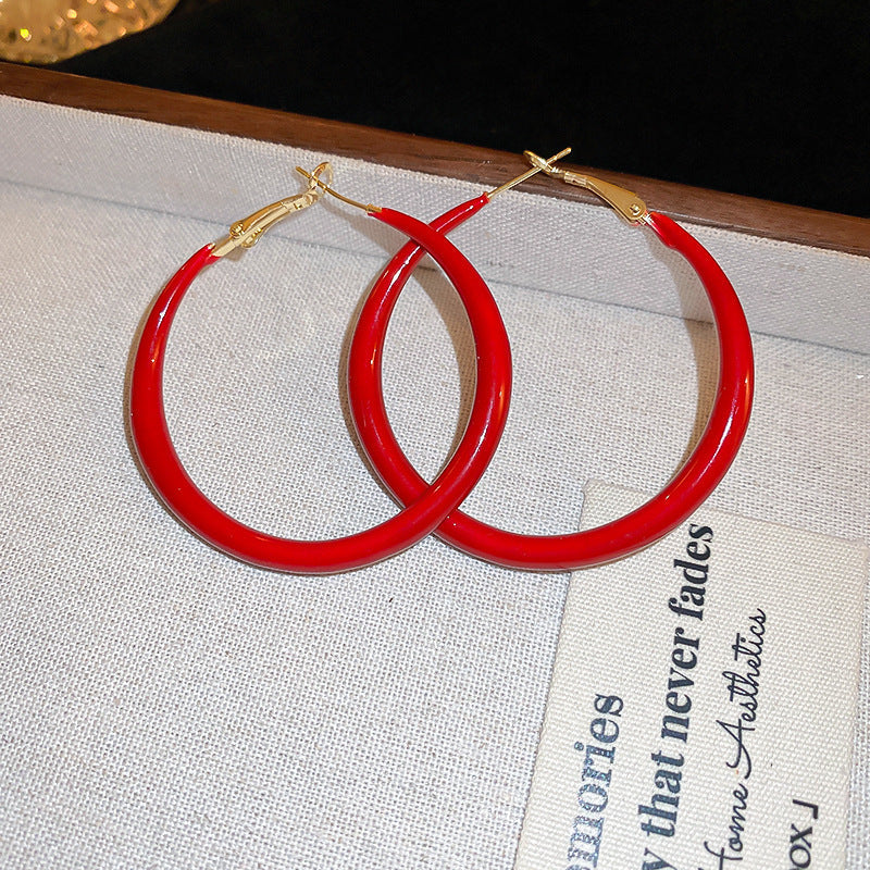 Women's Simple Geometric Niche Minimalist Design Cold Earrings