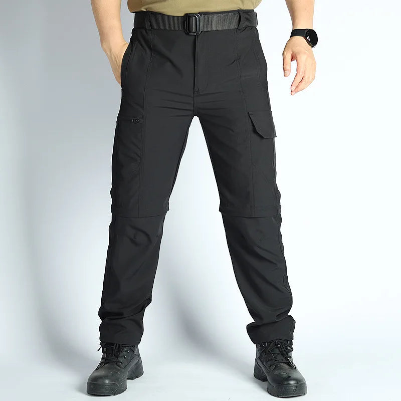 Men’s Hiking Pants: Convertible, Lightweight, Waterproof, Quick Dry, Outdoor, Fishing, Travel, Safari, Camping, Detachable.