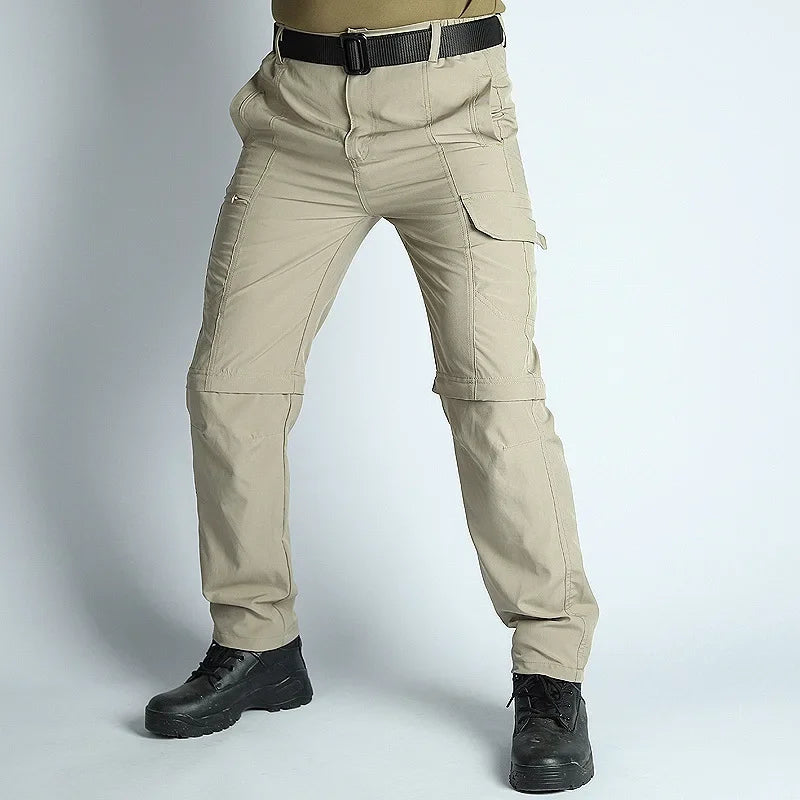 Men’s Hiking Pants: Convertible, Lightweight, Waterproof, Quick Dry, Outdoor, Fishing, Travel, Safari, Camping, Detachable.