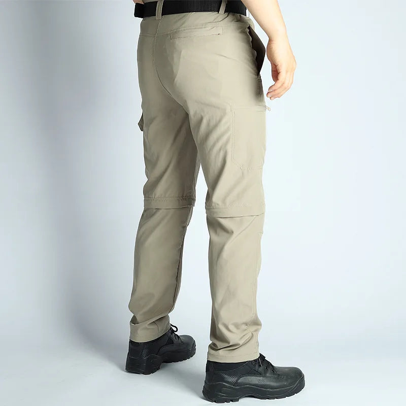 Men’s Hiking Pants: Convertible, Lightweight, Waterproof, Quick Dry, Outdoor, Fishing, Travel, Safari, Camping, Detachable.