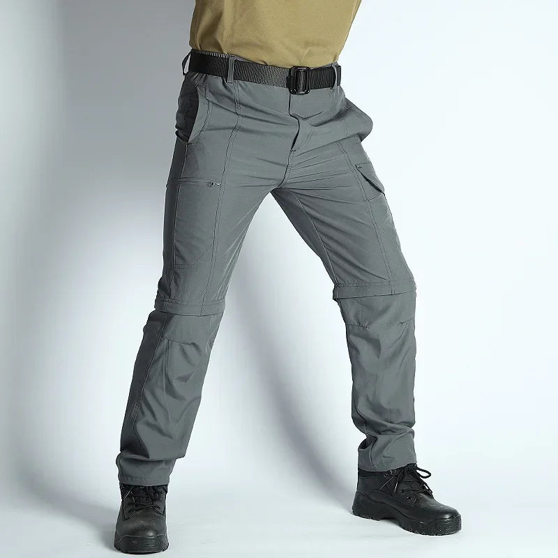 Men’s Hiking Pants: Convertible, Lightweight, Waterproof, Quick Dry, Outdoor, Fishing, Travel, Safari, Camping, Detachable.