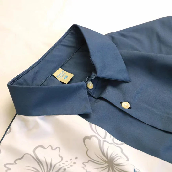 Men’s 3D Print Striped Hawaiian Shirt