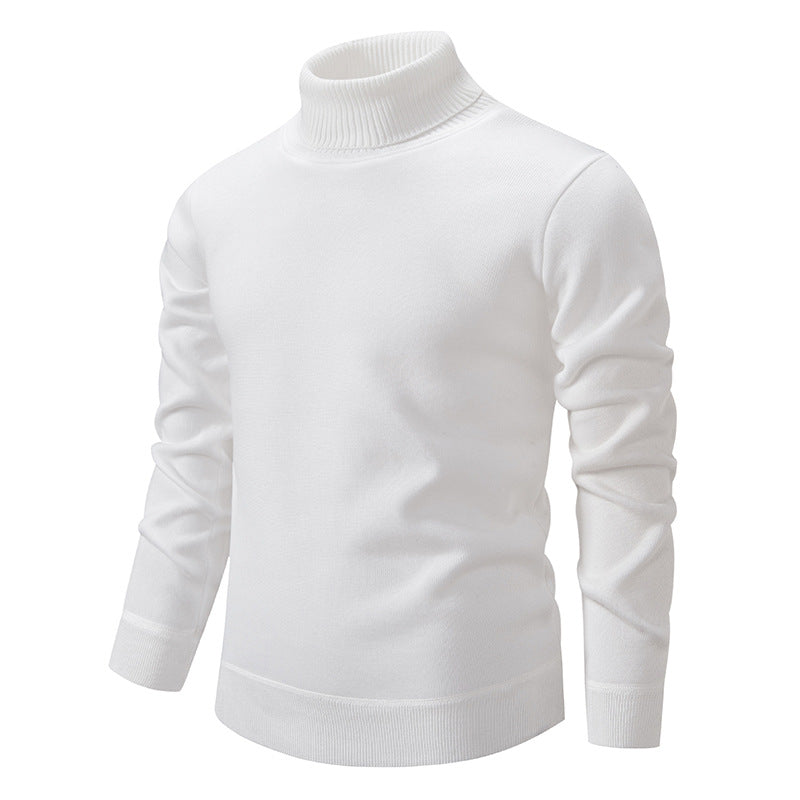 Men’s Fleece-Lined Turtleneck Sweater