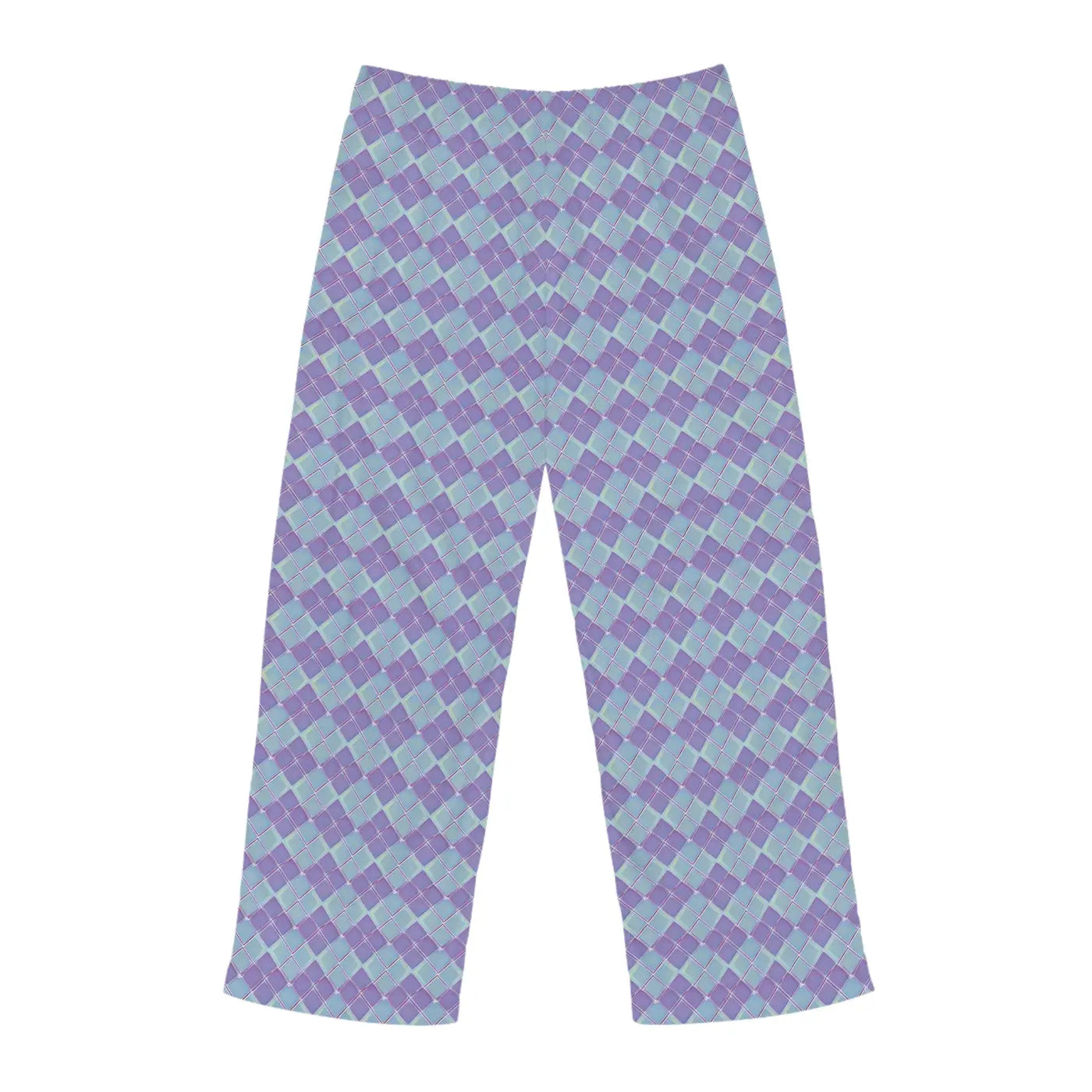 Abstract Pajama Pants – Blue and Purple Jersey - Dipaliz