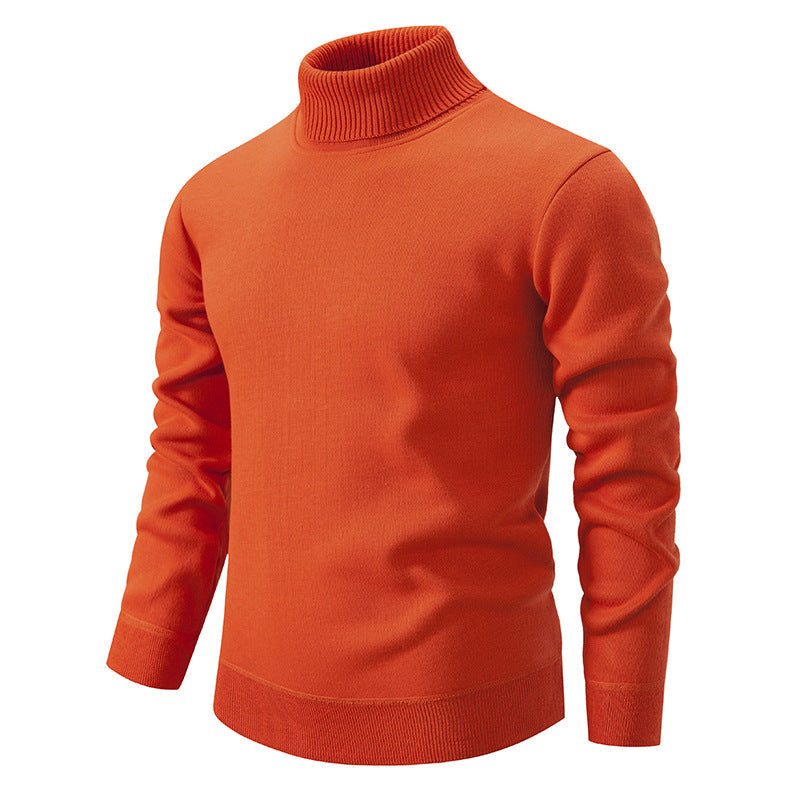 Men’s Fleece-Lined Turtleneck Sweater