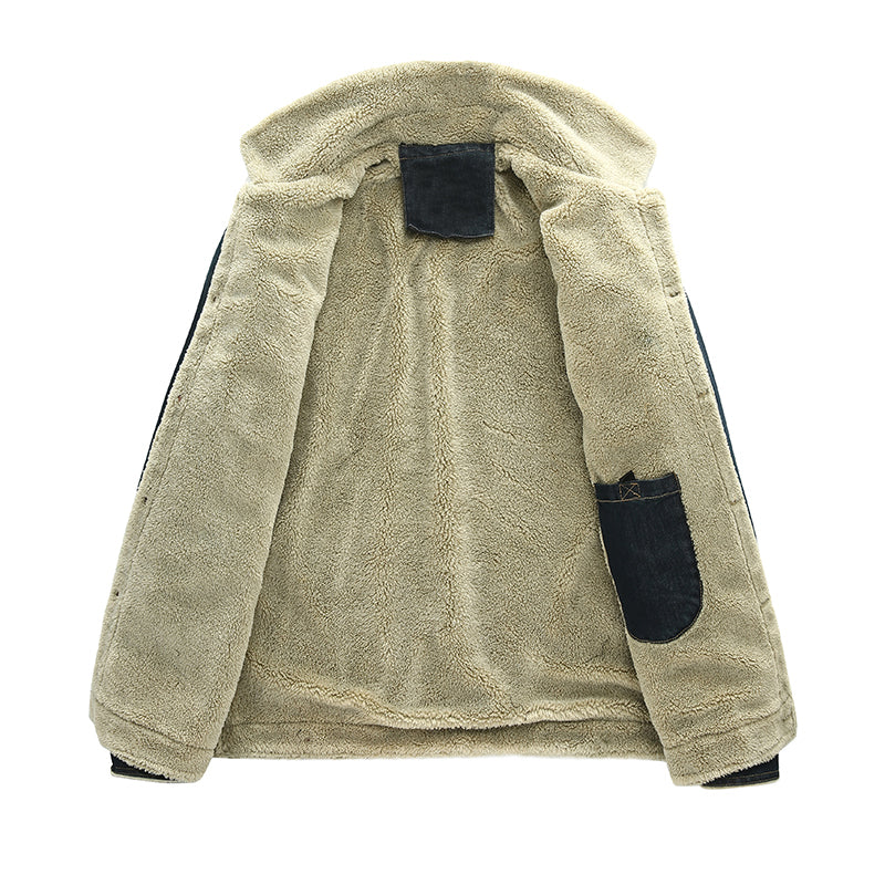Men’s Warm Denim Jeans Jacket