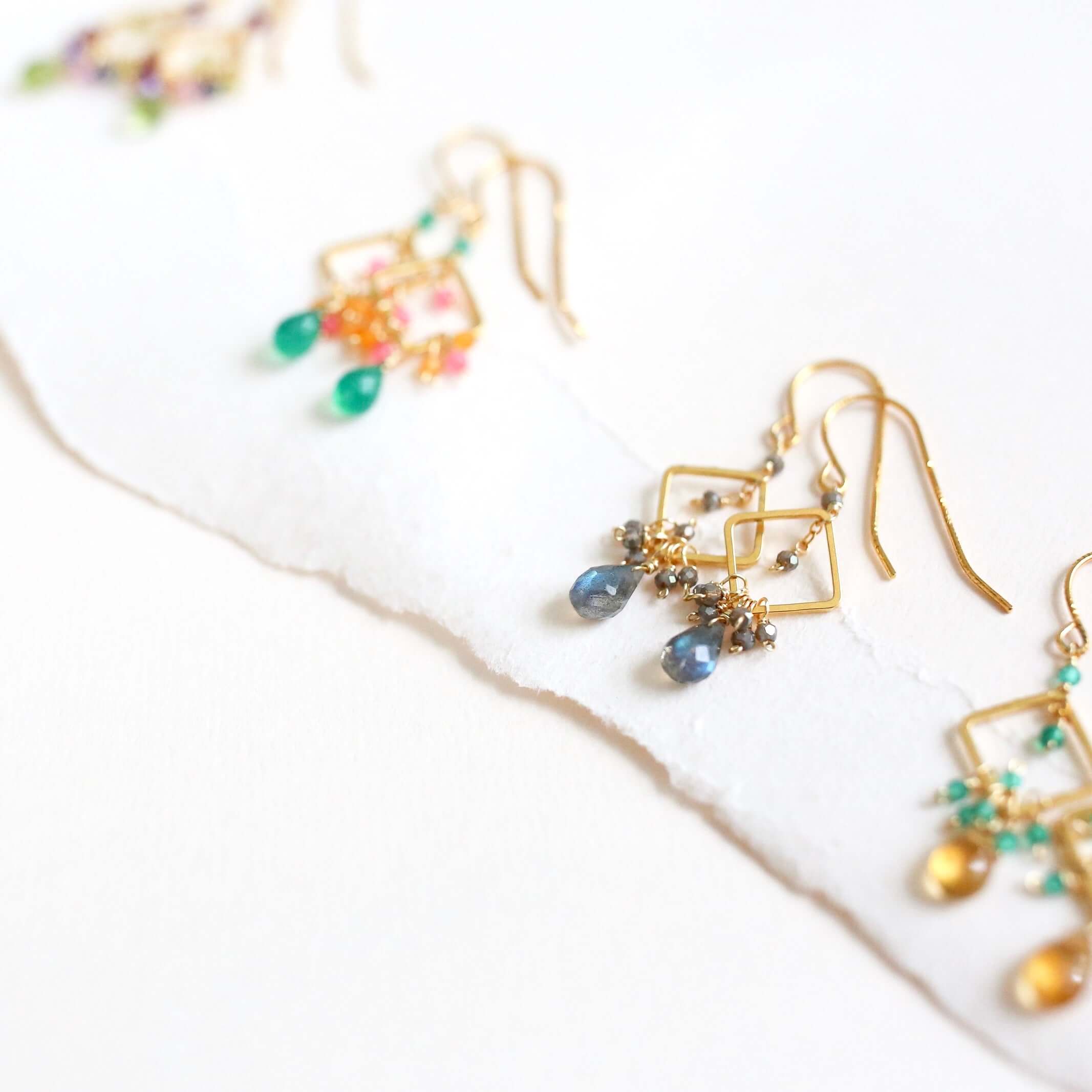 Garnet Pixy Earring