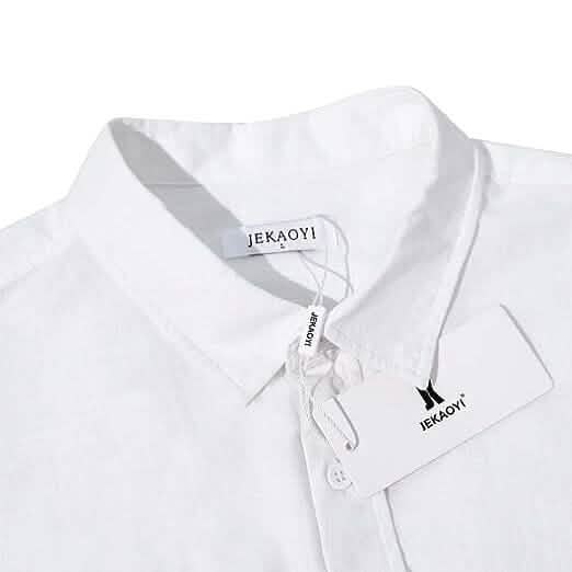 Mens Button Down Short Sleeve Linen Shirts