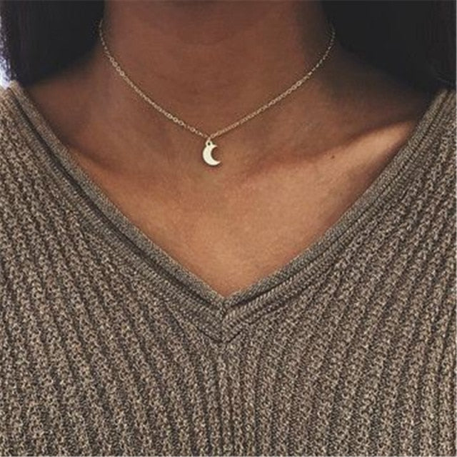 Women’s Layered Gold Chain Necklace Set