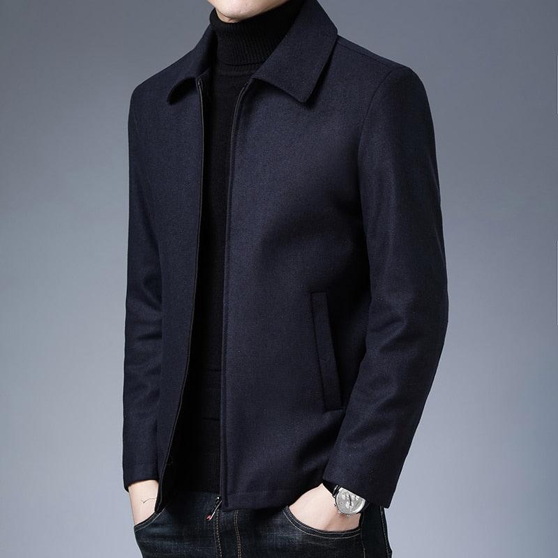 Men’s Black Casual Lightweight Jacket