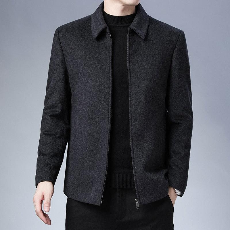 Men’s Black Casual Lightweight Jacket