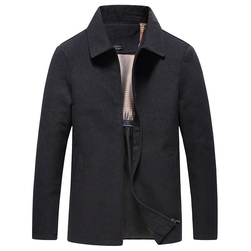 Men’s Black Casual Lightweight Jacket