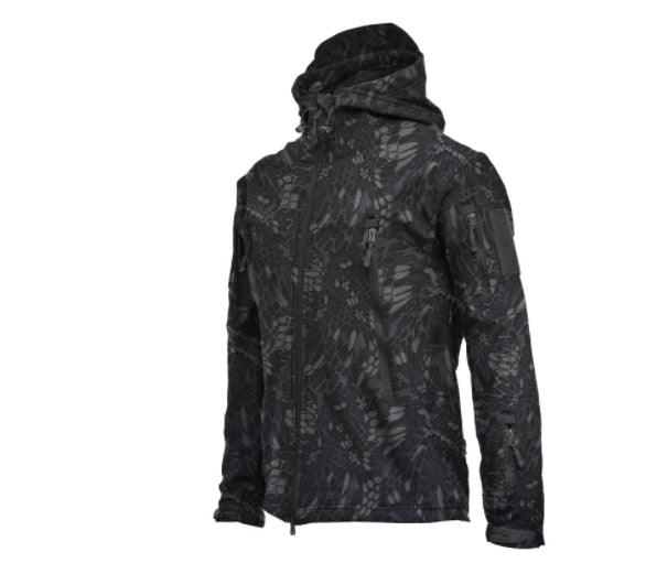 Men’s Camouflage Hooded Winter Tactical Jacket