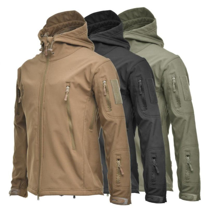 Men’s Camouflage Hooded Winter Tactical Jacket