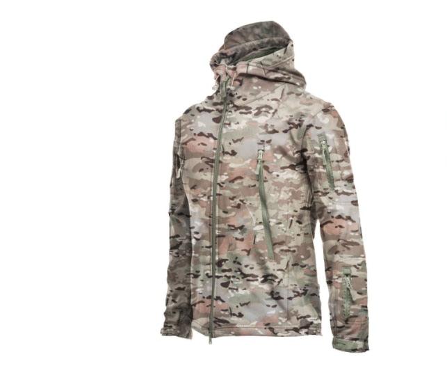 Men’s Camouflage Hooded Winter Tactical Jacket
