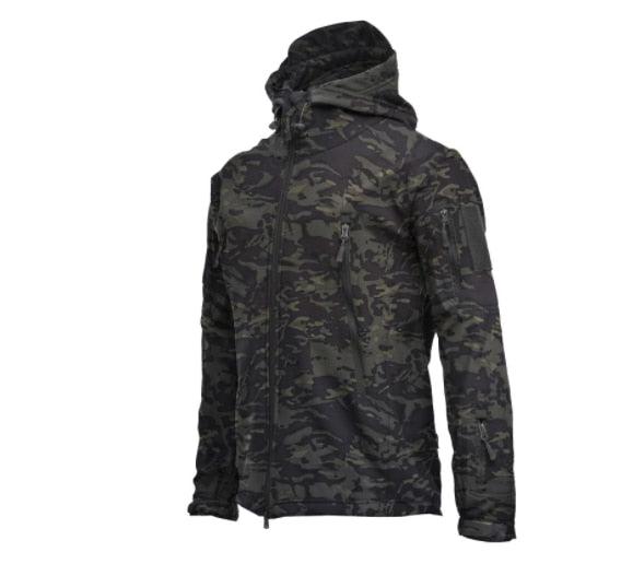 Men’s Camouflage Hooded Winter Tactical Jacket